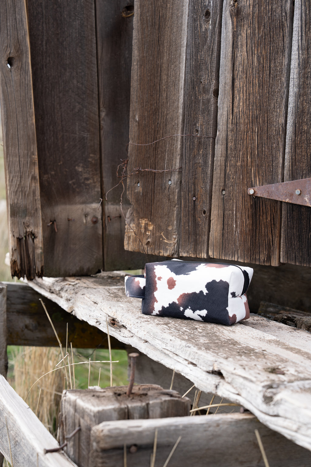 Cow Print Travel Bag