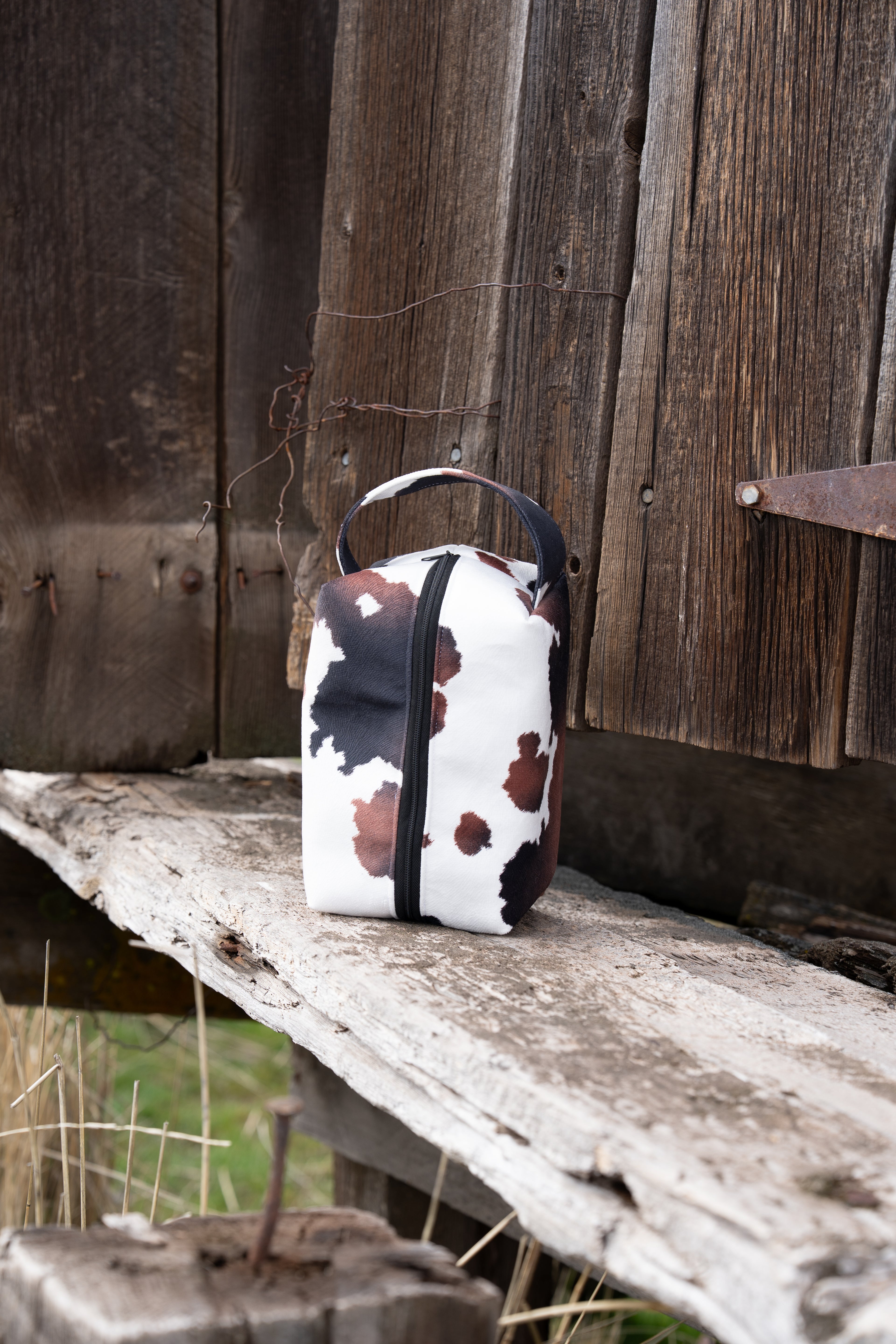 Cow Print Travel Bag