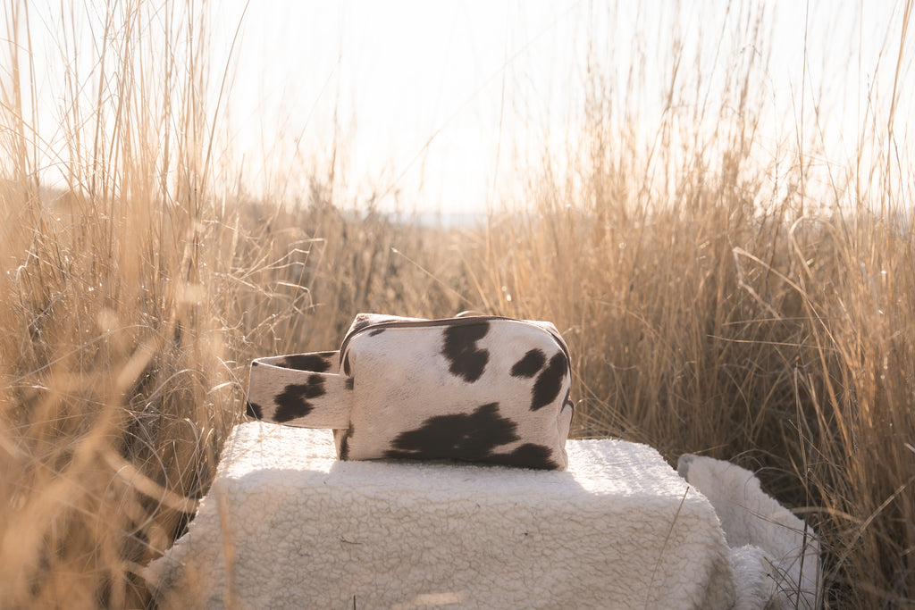 Cowhide Travel Bag