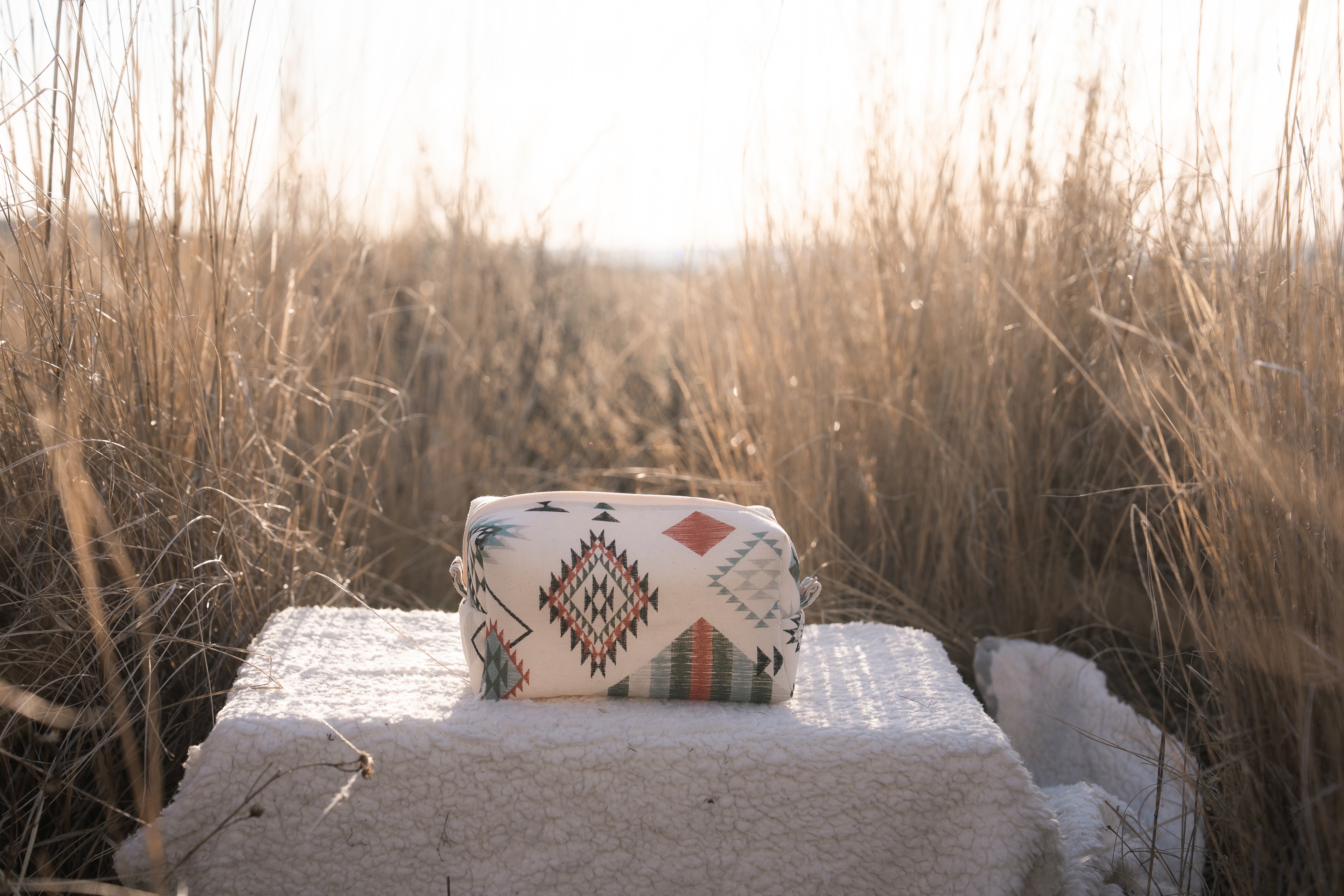 Modern Aztec Essentials Bag