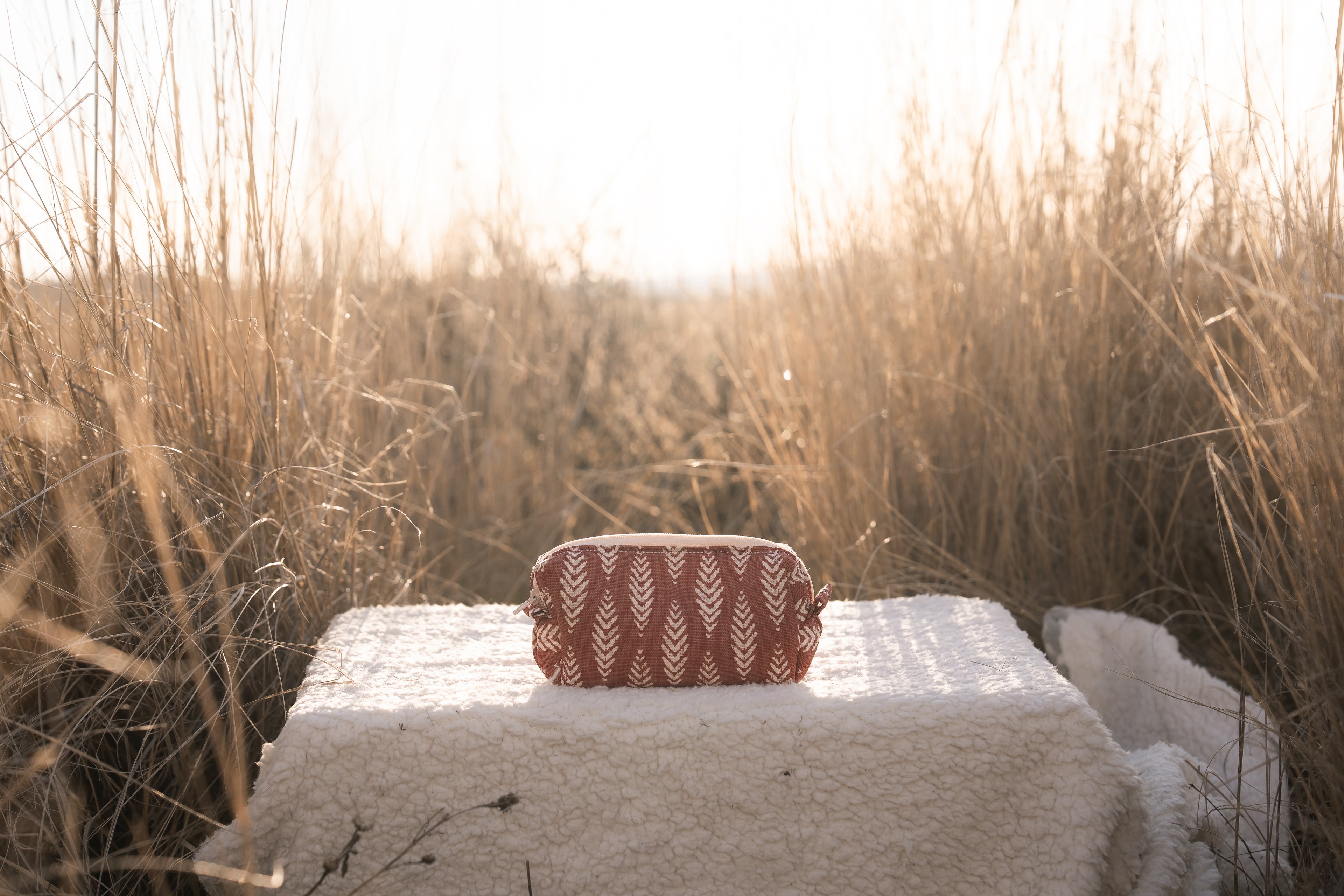 Coral Wheat Mini Bag