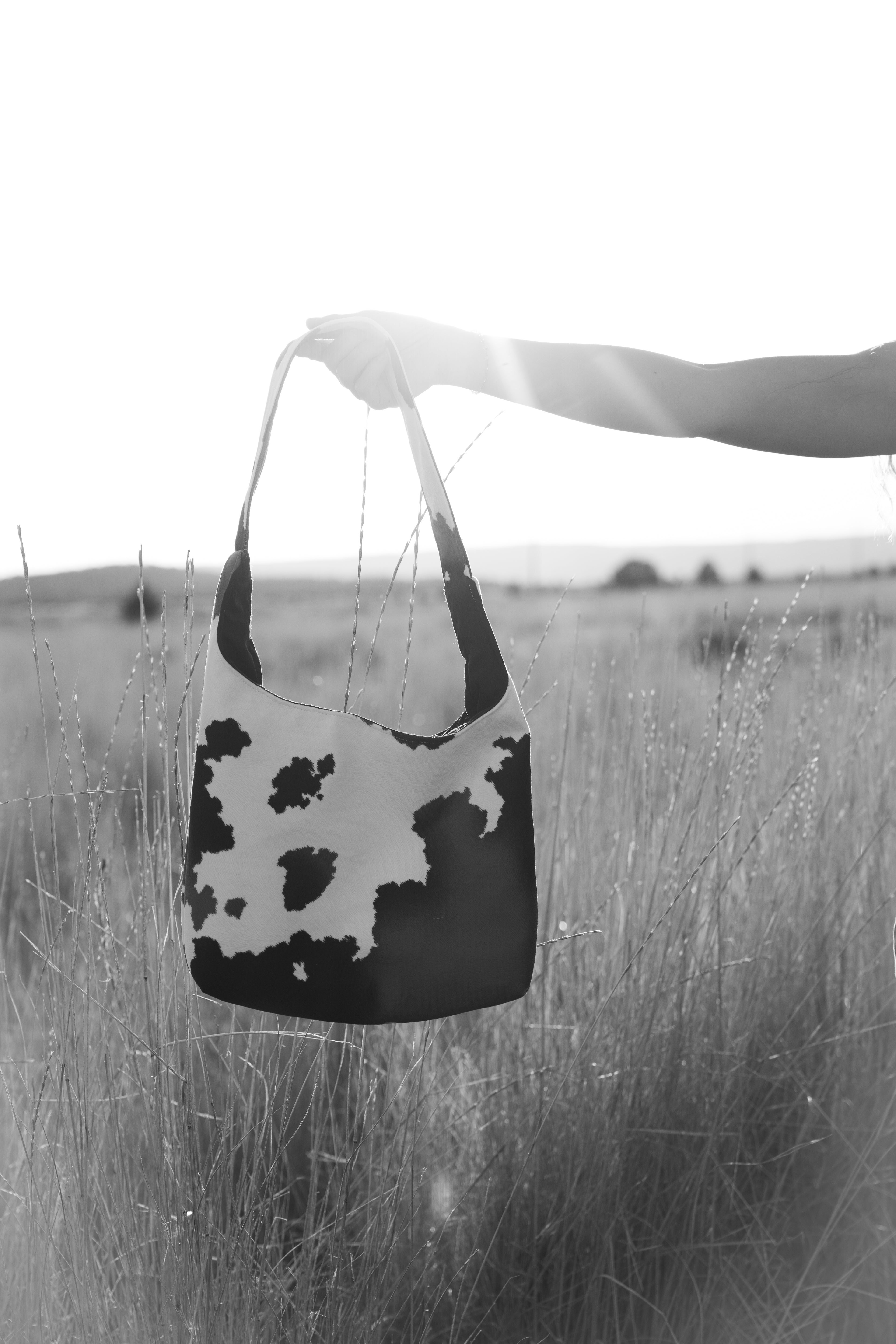 Cow Print Hand Bag