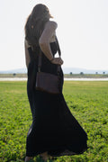 Rustic Leather Crossbody Purse