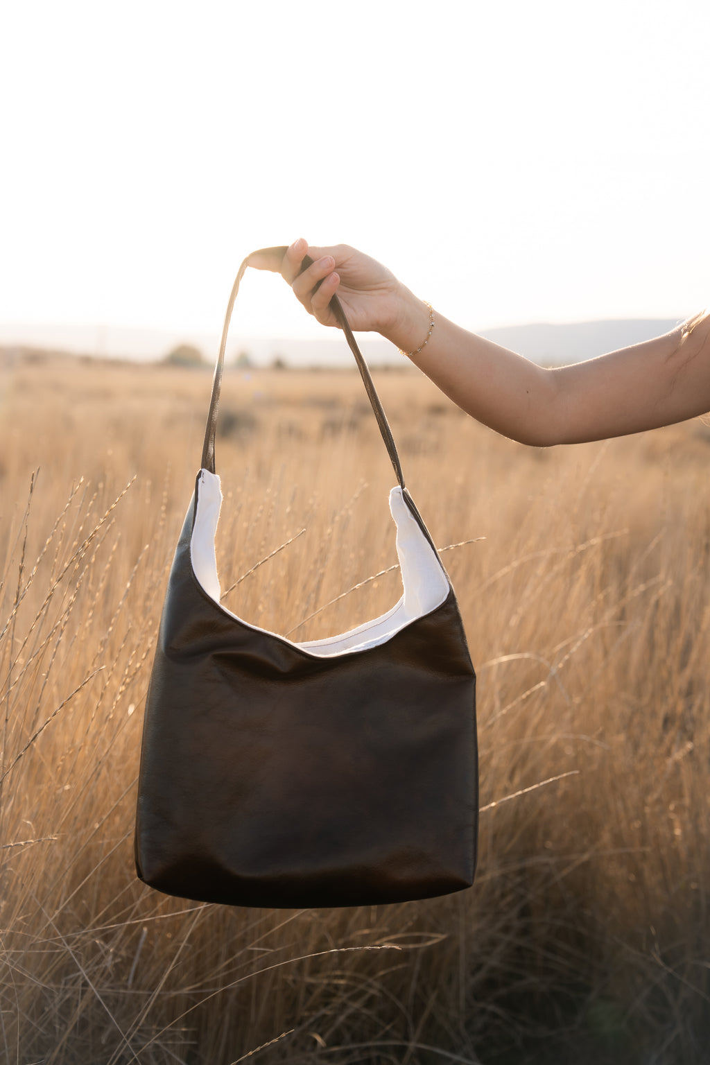 Rustic Leather Hand Bag